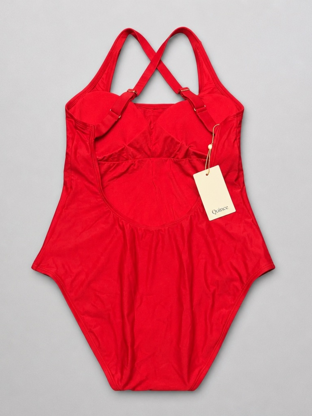 Quince Red One-Piece Swimsuit - Picture 5 of 10